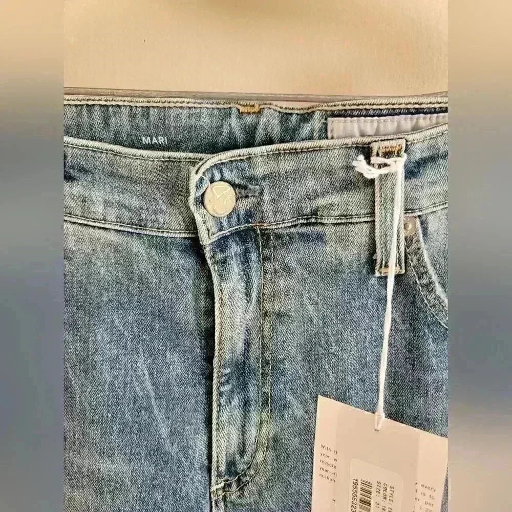 AG Adriano Goldschmied Mari High Rise Straight Jeans Size 31 - Picture 6 of 11